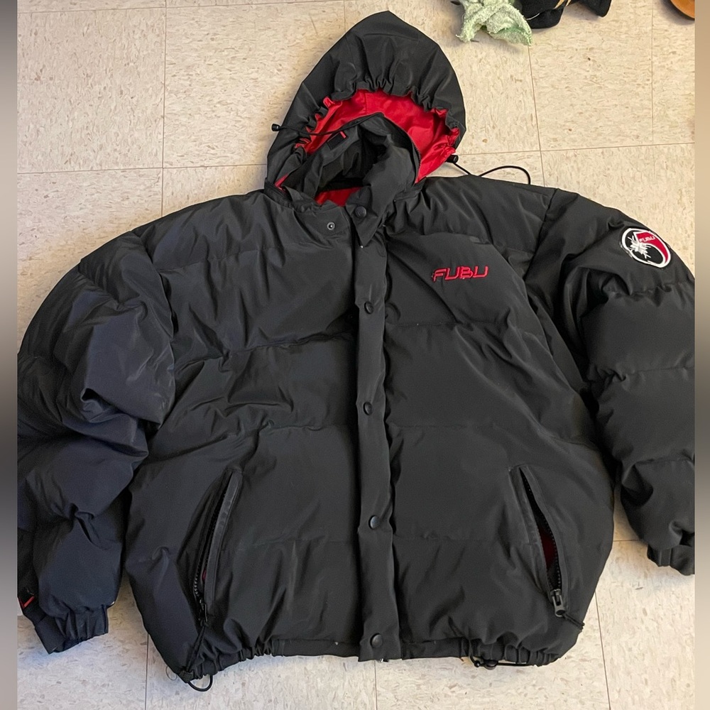 Vintage fubu puffer jacket oversized